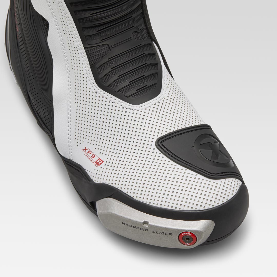 XPD XP9-R AIR perforirani trkaći i cestovni motociklistički čizme | Muški | Bijela/Crna 