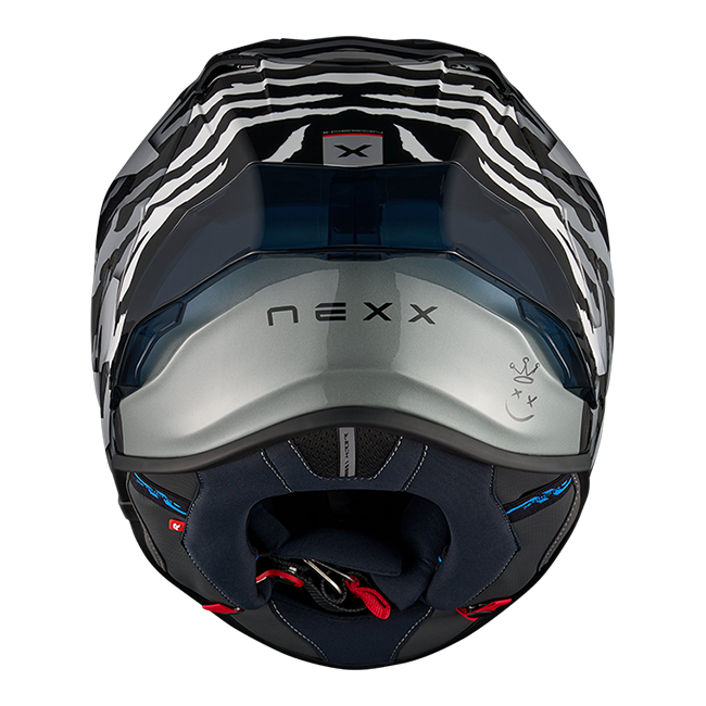Nexx X.R3R kaciga Ziger Carbon Crna Siva 01XR323513066 