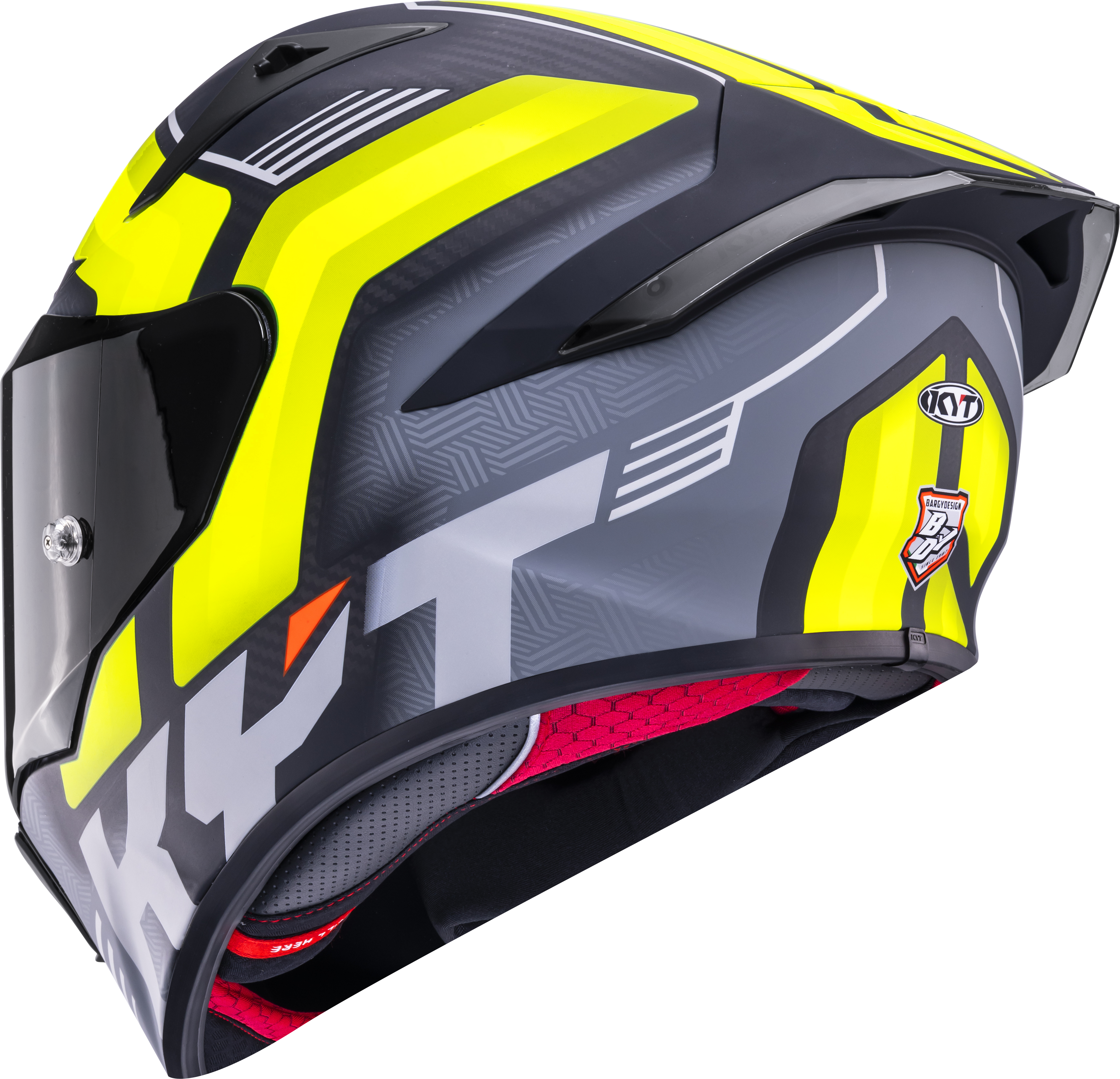 KYT R1R Racing kaciga Carbon Accelerator Žuta Y6R10010 