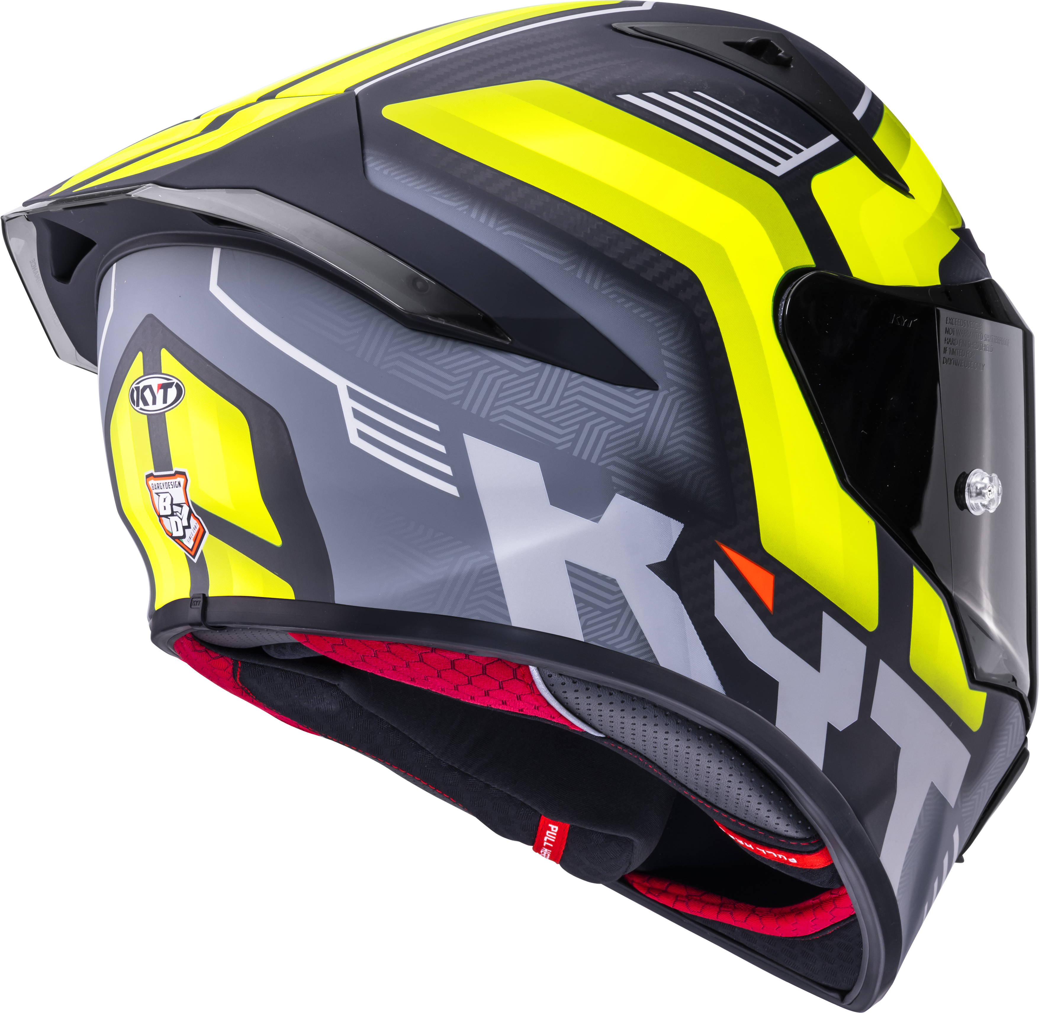 KYT R1R Racing kaciga Carbon Accelerator Žuta Y6R10010 