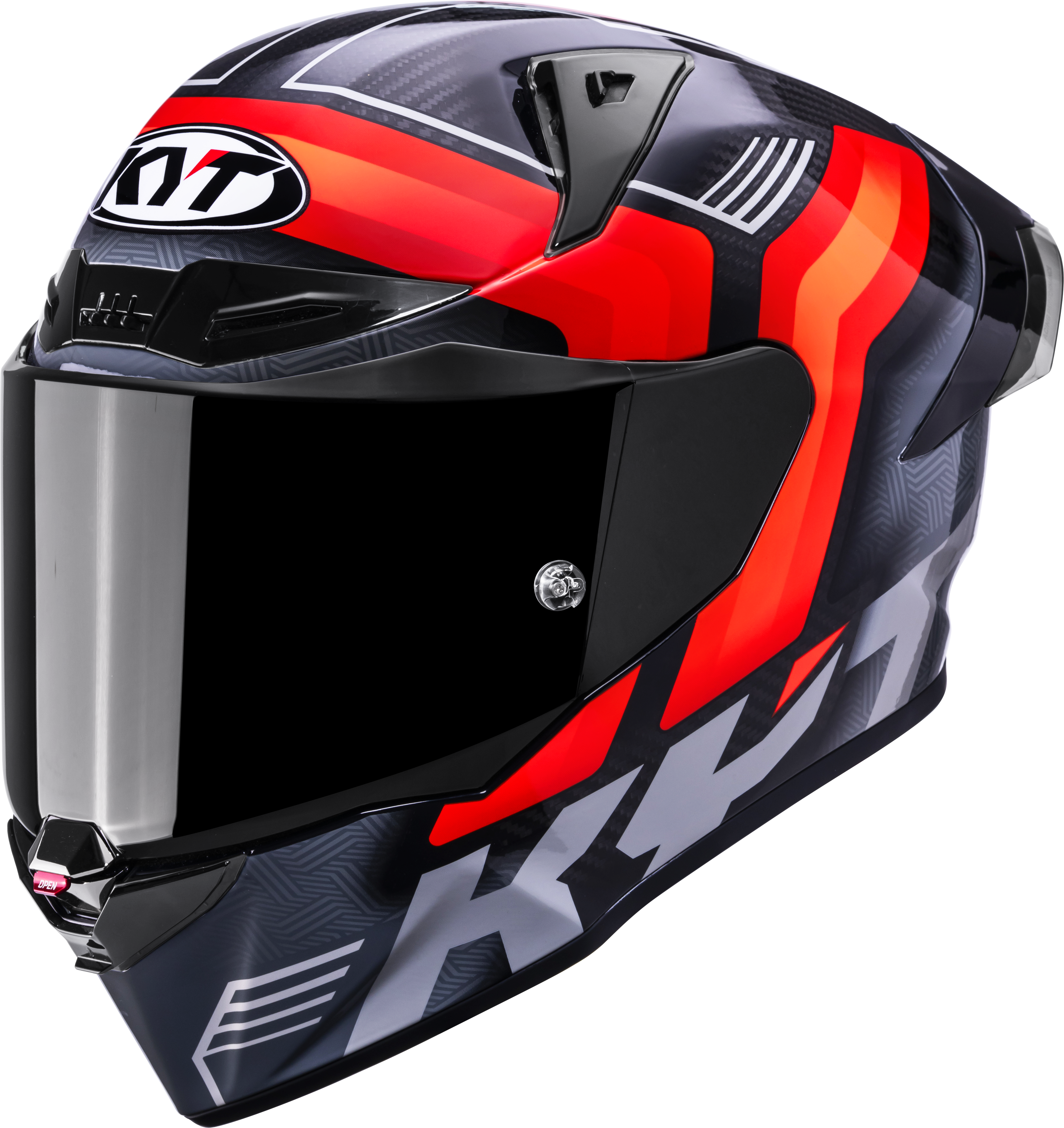 KYT R1R Racing kaciga Carbon Accelerator Crvena Y6R10003 
