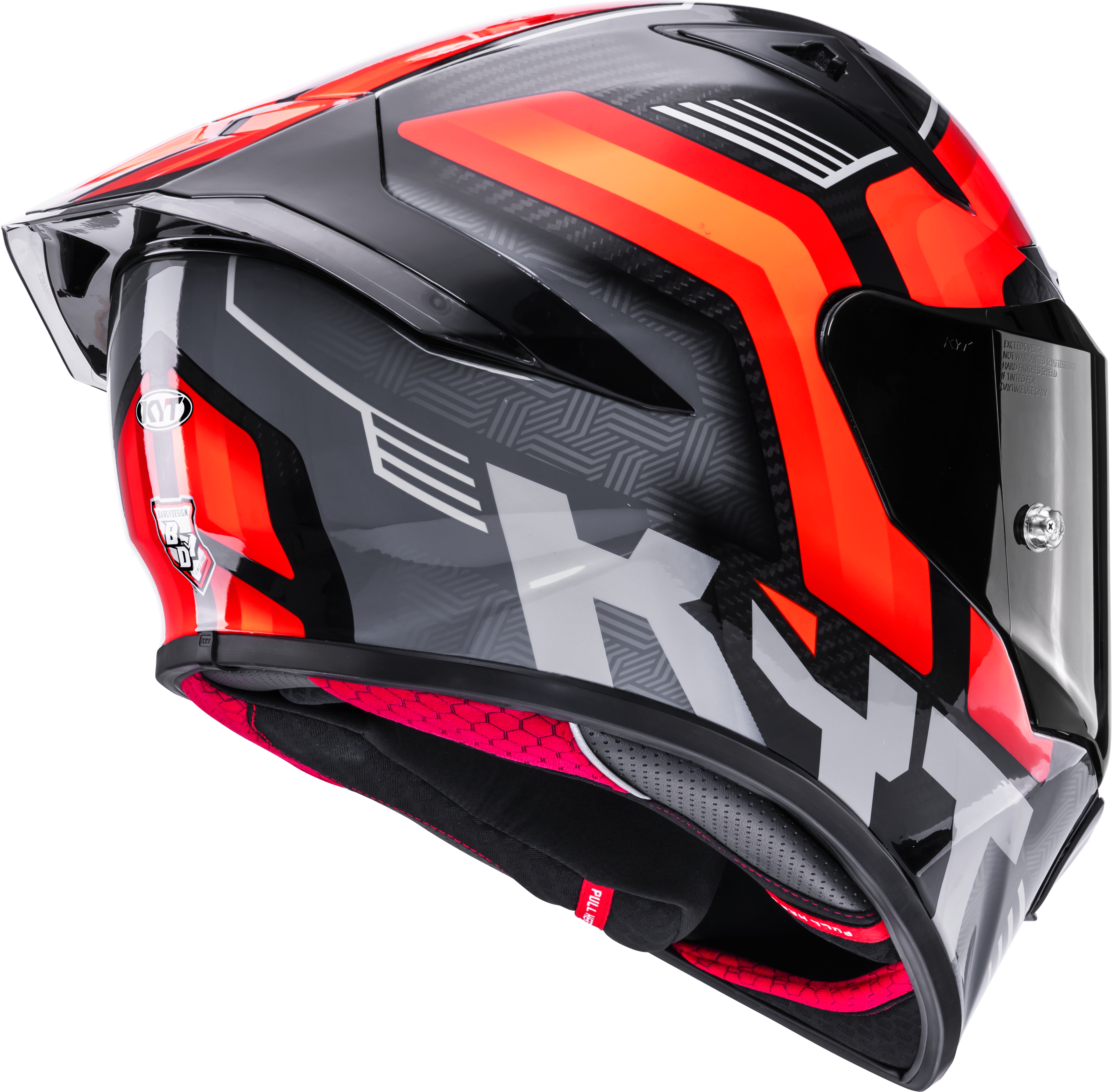 KYT R1R Racing kaciga Carbon Accelerator Crvena Y6R10003 