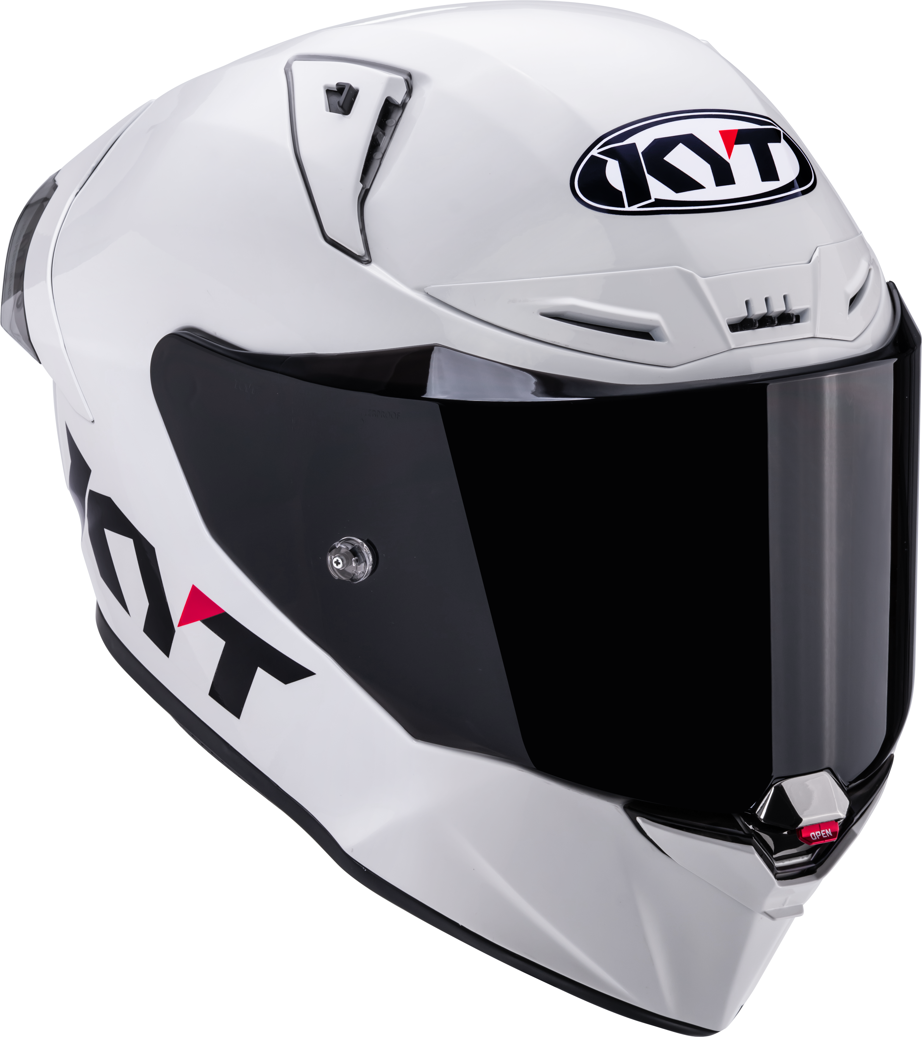 KYT R1R Racing kaciga Plain bijela sjaj Y6R100W3 
