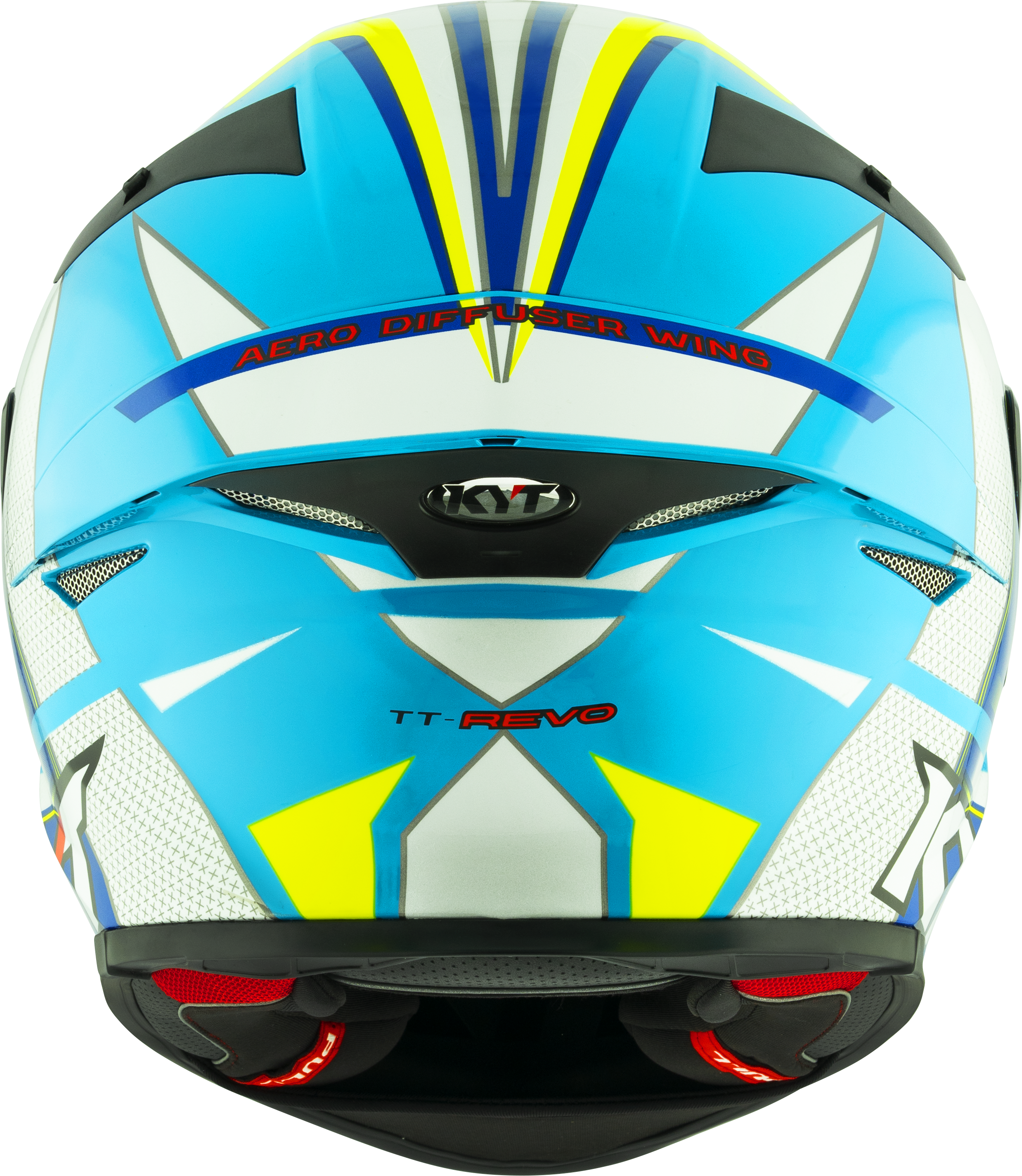 KYT TT-Revo kaciga Grand Prix bijela svijetloplava Y6TR0004 