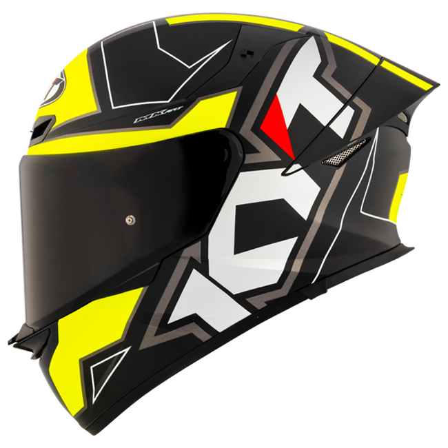 KYT TT-Revo kaciga Electron Black Yellow mat Y6TR0007 