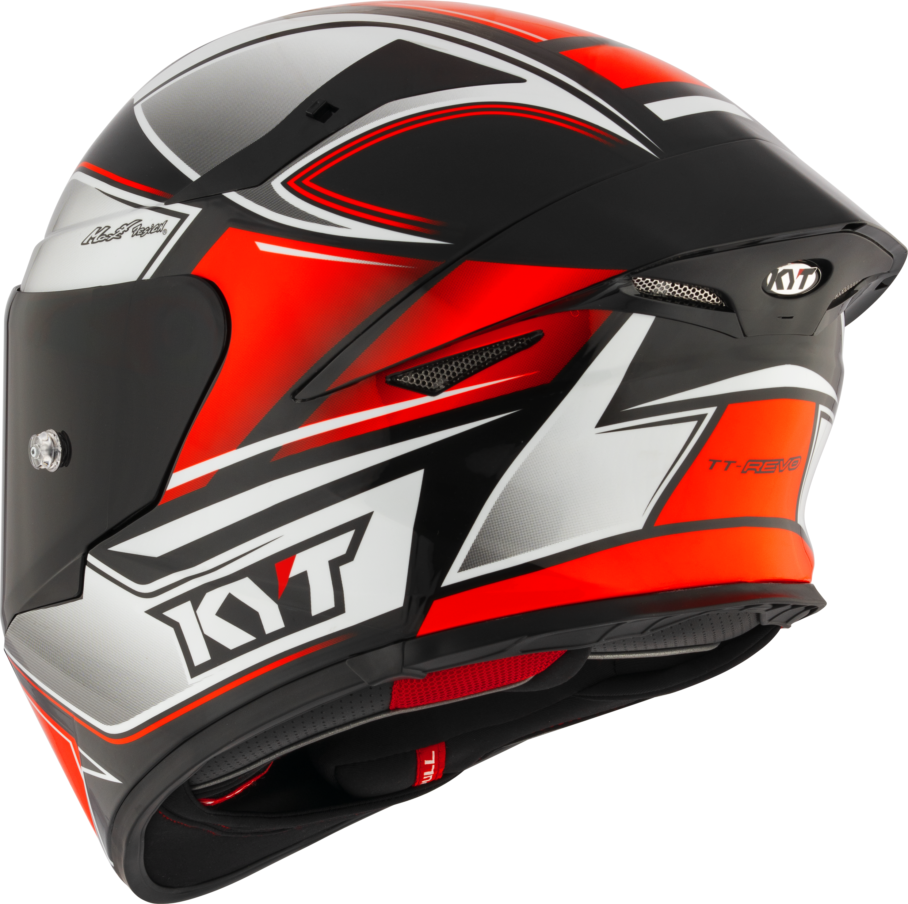 KYT TT-Revo kaciga Tourist Red Fluo Y6TR0012 