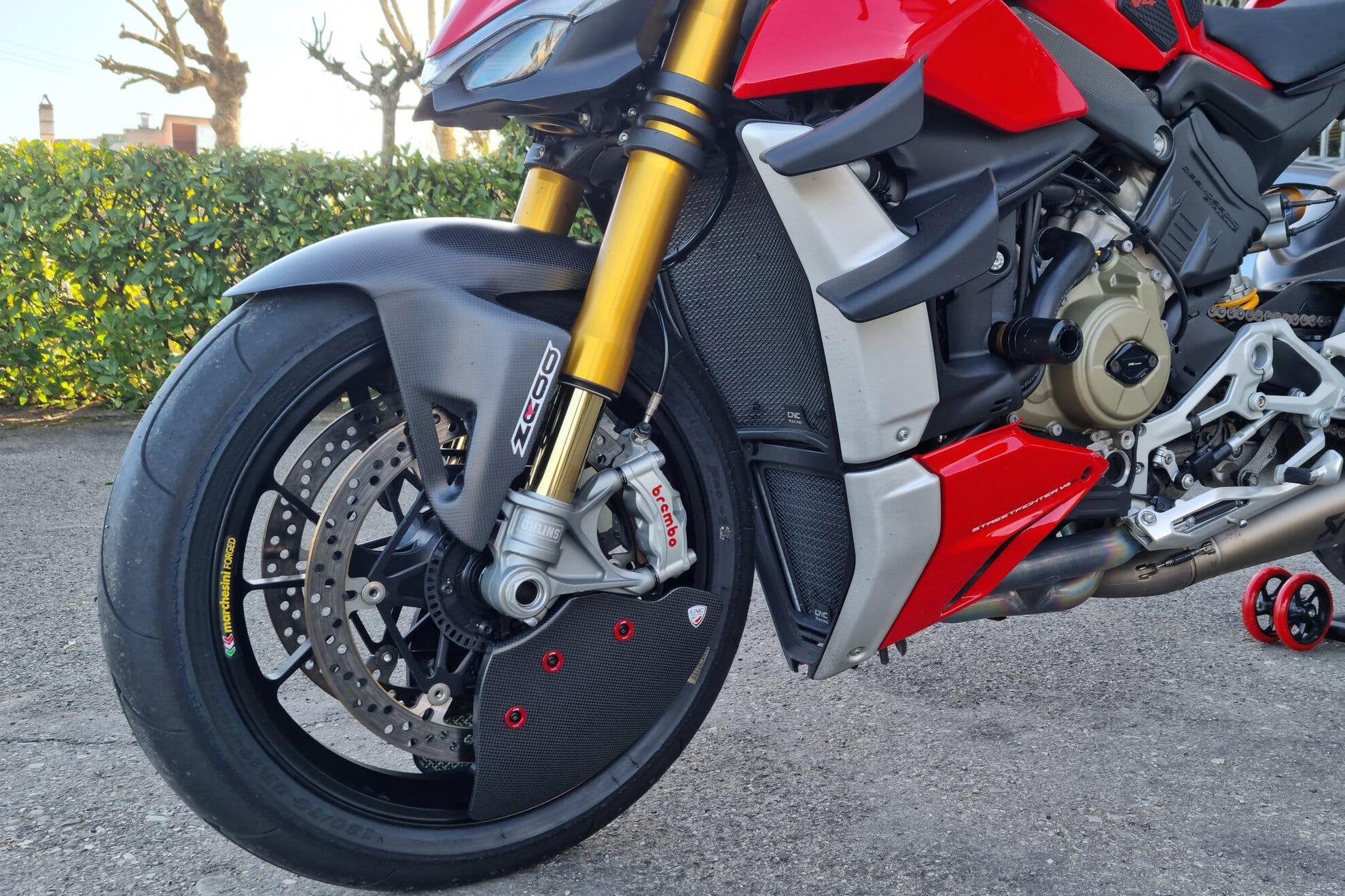 Karbon hlađenje kočionih čeljusti GP Air Ducts Evo Ducati Panigale V4 (25-26) ZA750Y 