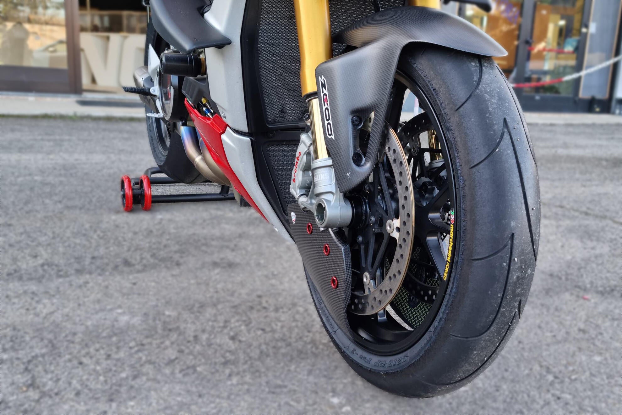 Karbon hlađenje kočionih čeljusti GP Air Ducts Evo Ducati Panigale V4 (25-26) ZA750Y 