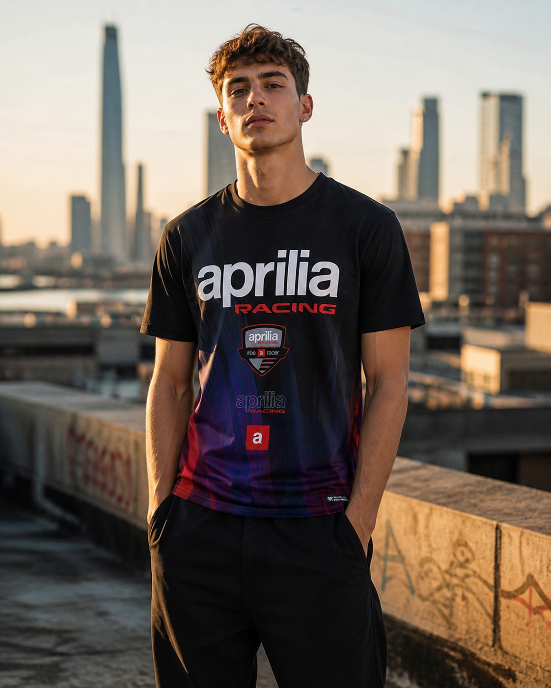 Aprilia BeARacer T-Shirt 2026 muška IXON 104101179 