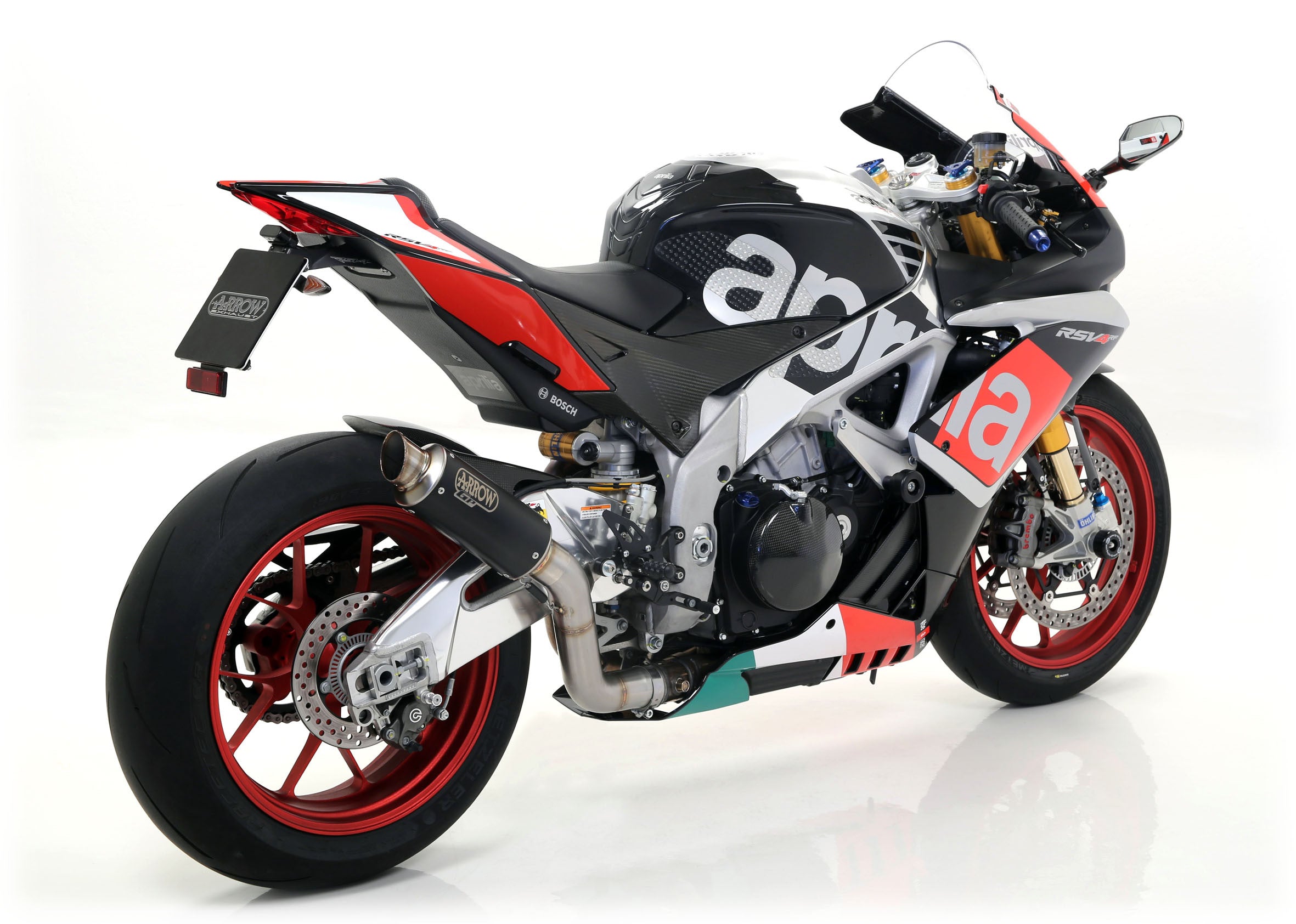 Arrow Slip-On Kit Dark GP2 nehrđajući čelik Aprilia RSV4/RR/RF (15-16) 71520GPI 