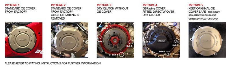 Zaštitna obloga za spojku GBRacing Ducati Panigale V4 R (19-21) 