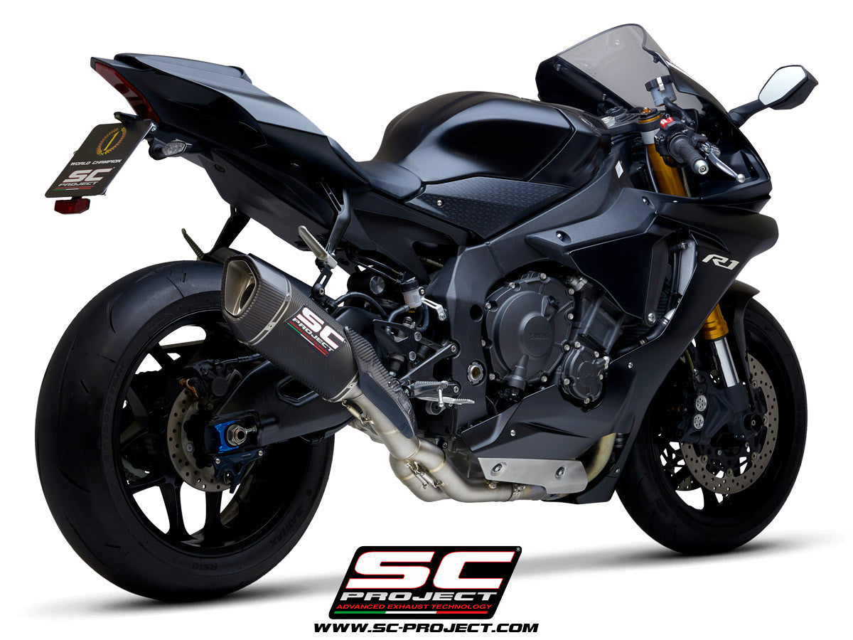 SC-Project Slip-On SC1-R + KAT zamjenska cijev Yamaha YZF-R1/M RN49 (17-19) 