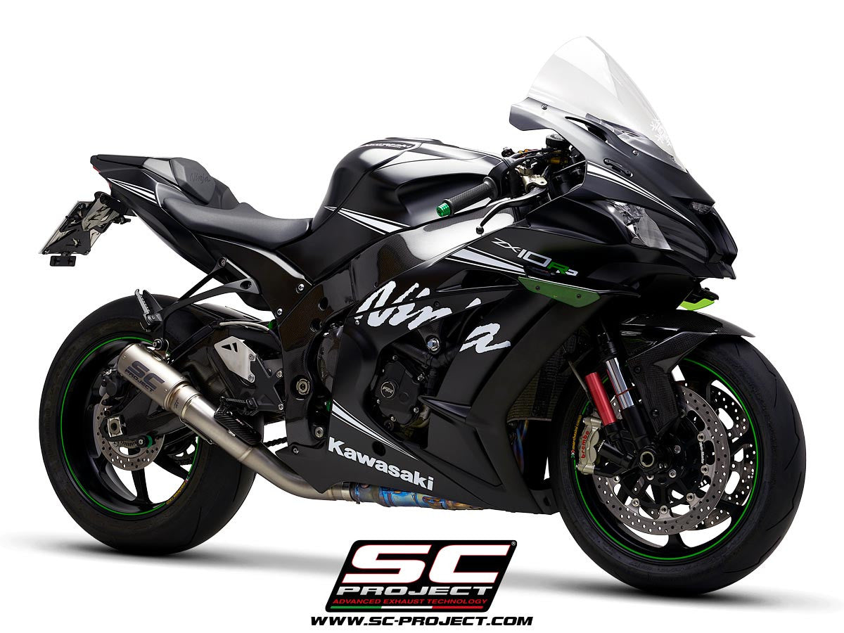 SC-Project Slip-On CR-T + KAT zamjensko cijev Kawasaki ZX-10 R/RR (16-20) K22A-DET36 