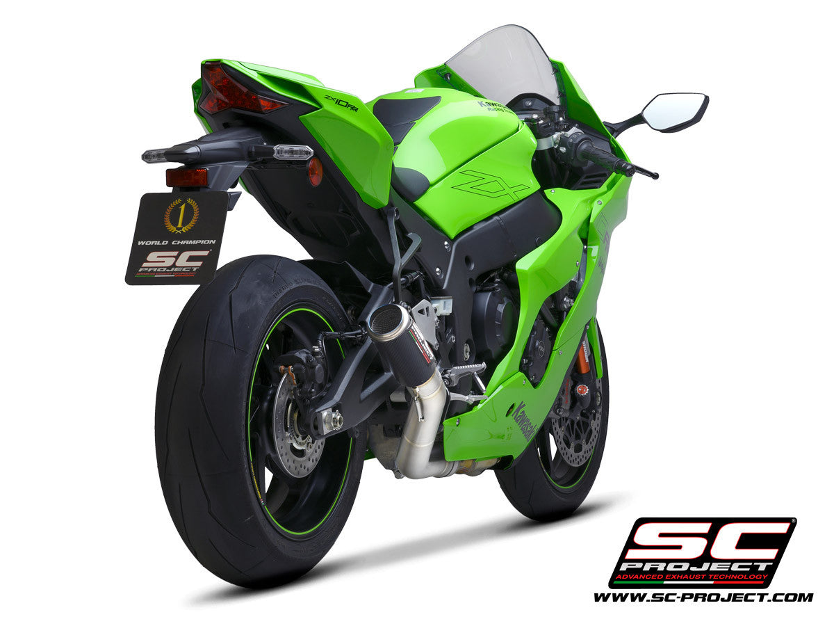SC-Project Slip-On CR-T + KAT zamjensko cijevo Kawasaki ZX-10 R/RR (21-26) K38A-DET36 