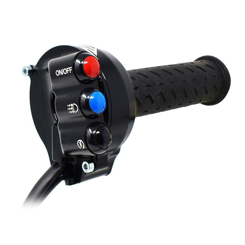 Kućište plina s integriranim prekidačem na upravljaču JetPrime Aprilia RSV4/RR/1100 Factory (21-26) JP ACC 660 RV 