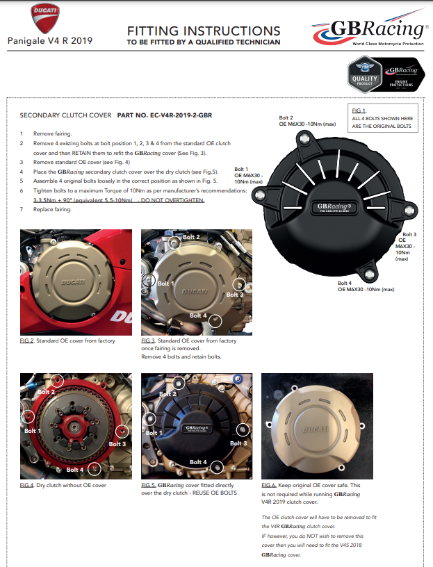 Kompletna zaštita motora GBRacing za Ducati Panigale V4 R (19-21) 