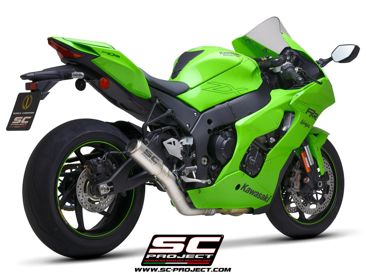 SC-Project Slip-On CR-T + KAT zamjensko cijevo Kawasaki ZX-10 R/RR (21-26) K38A-DET36 
