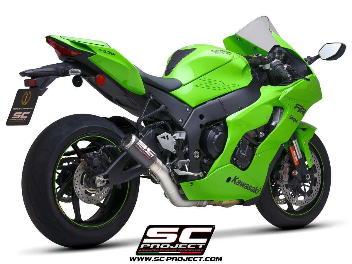 SC-Project Slip-On CR-T + KAT zamjensko cijevo Kawasaki ZX-10 R/RR (21-26) K38A-DET36 