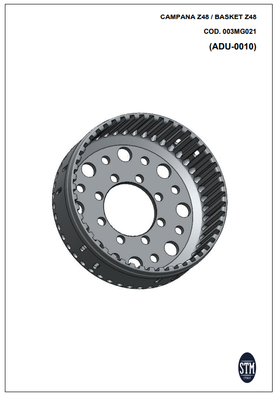 STM EVO SBK suha spojka Ducati Panigale V2 955 (20-24) KTT-2500 