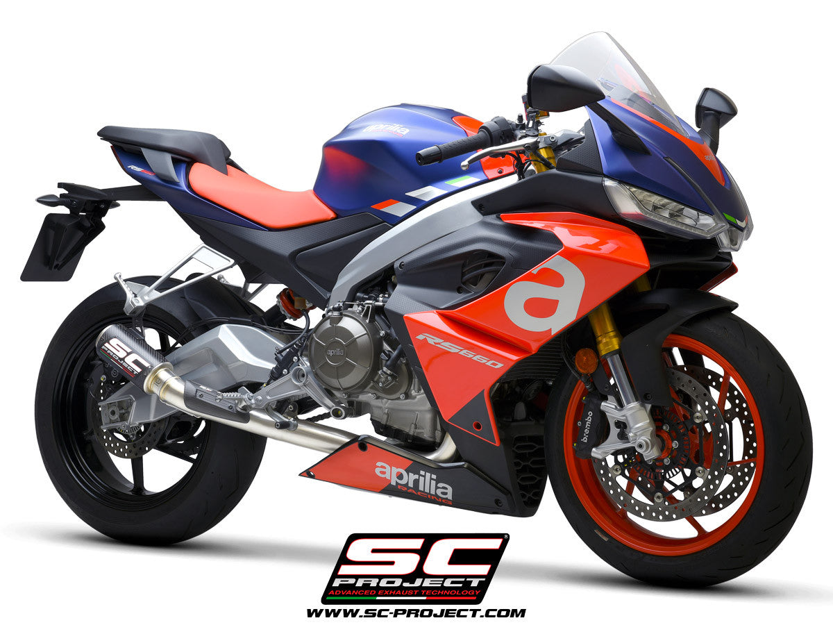 SC-Project nehrđajući čelik kompletni sustav ispuha 2-1 CR-T Aprilia RS 660 (20-24) 