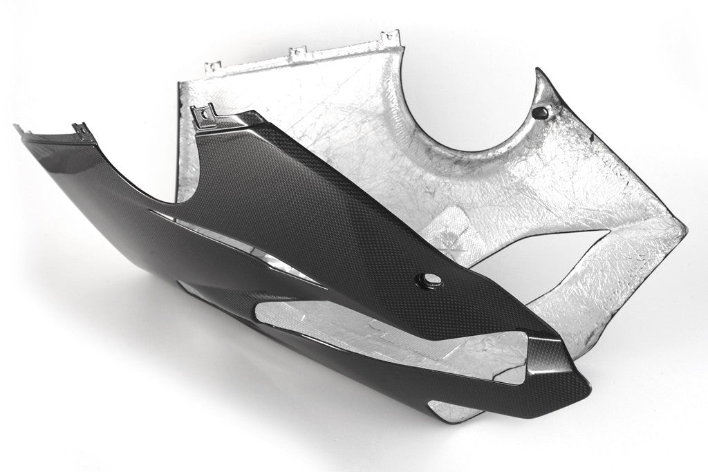 Bugspoiler "Aftermarket-Exhaust" Carbon Fullsix Ducati Panigale V4/S/R (18-21) 