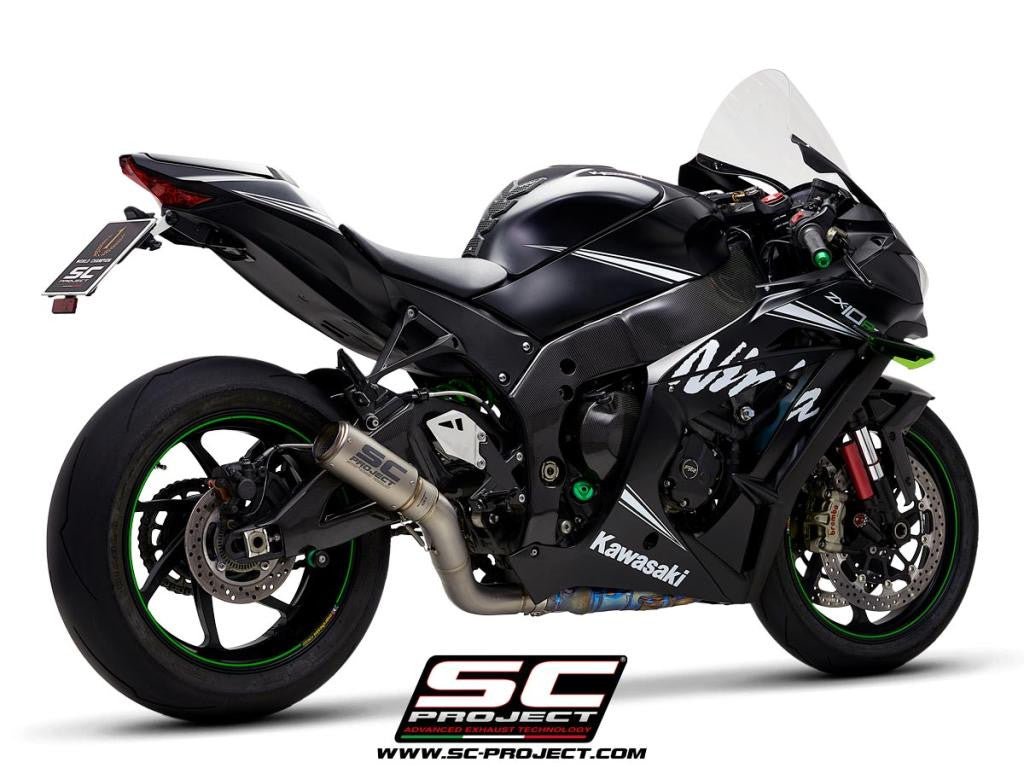 SC-Project Slip-On CR-T + KAT zamjensko cijev Kawasaki ZX-10 R/RR (16-20) K22A-DET36 