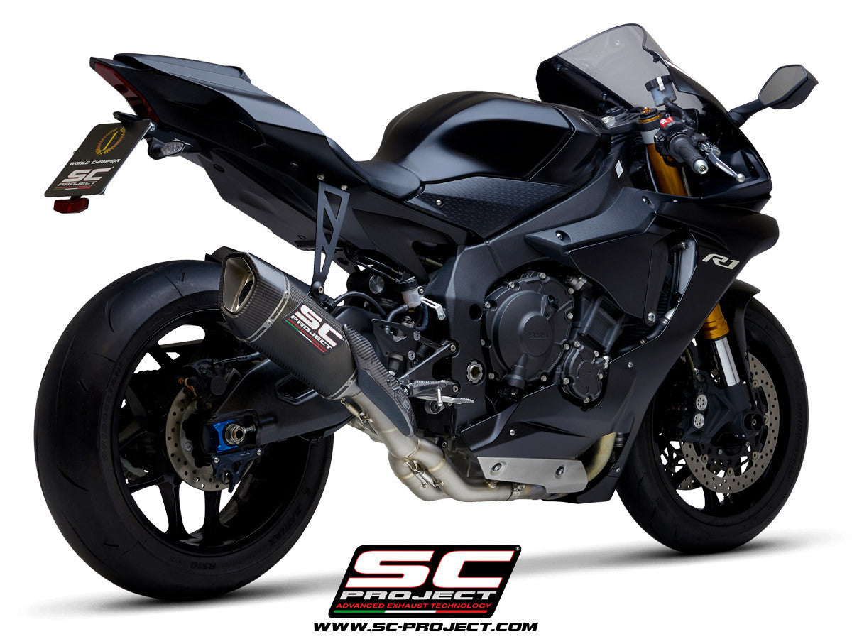 SC-Project Slip-On SC1-R + KAT zamjenska cijev Yamaha YZF-R1/M RN49 (17-19) 