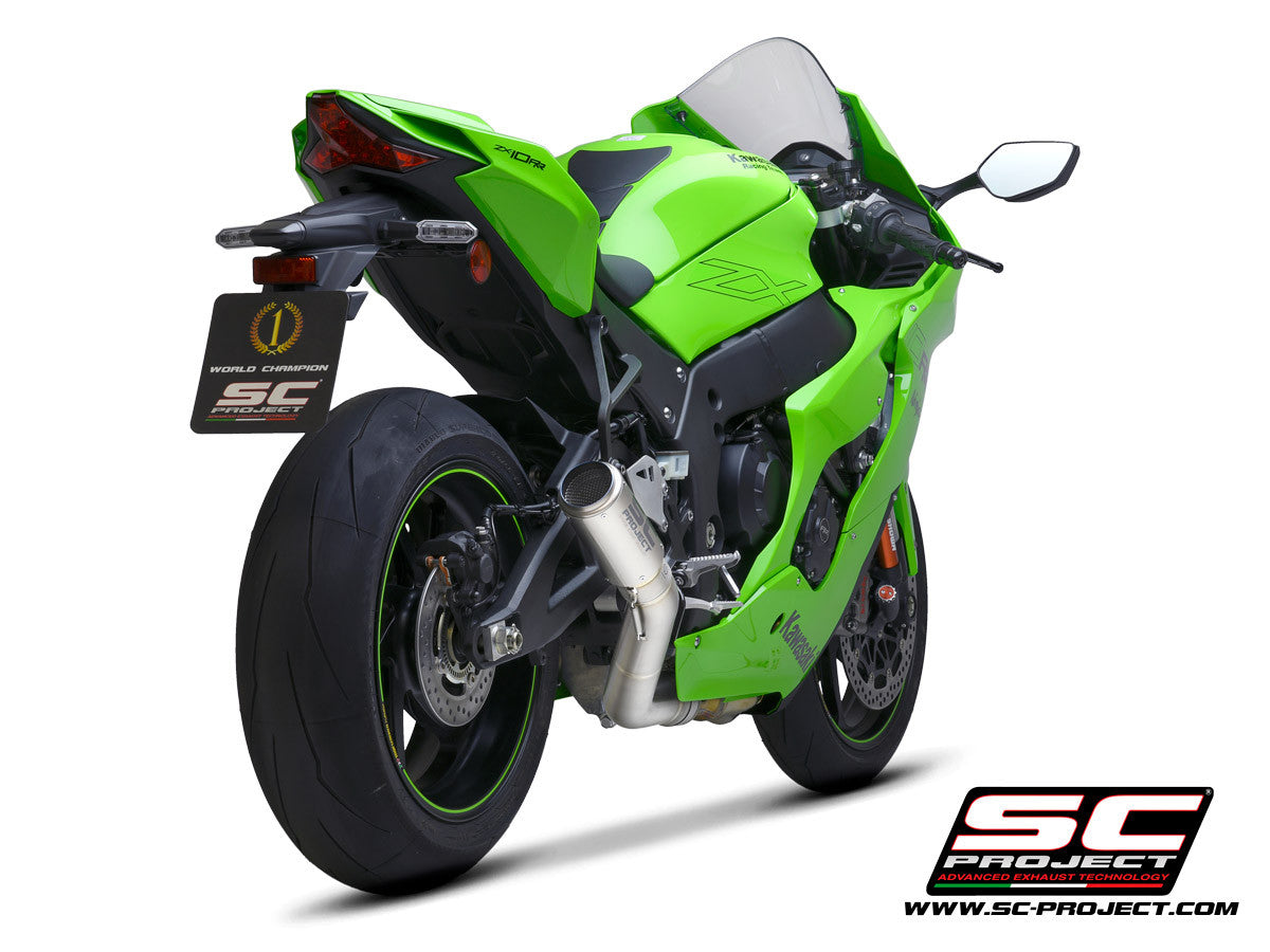 SC-Project Slip-On CR-T + KAT zamjensko cijevo Kawasaki ZX-10 R/RR (21-26) K38A-DET36 