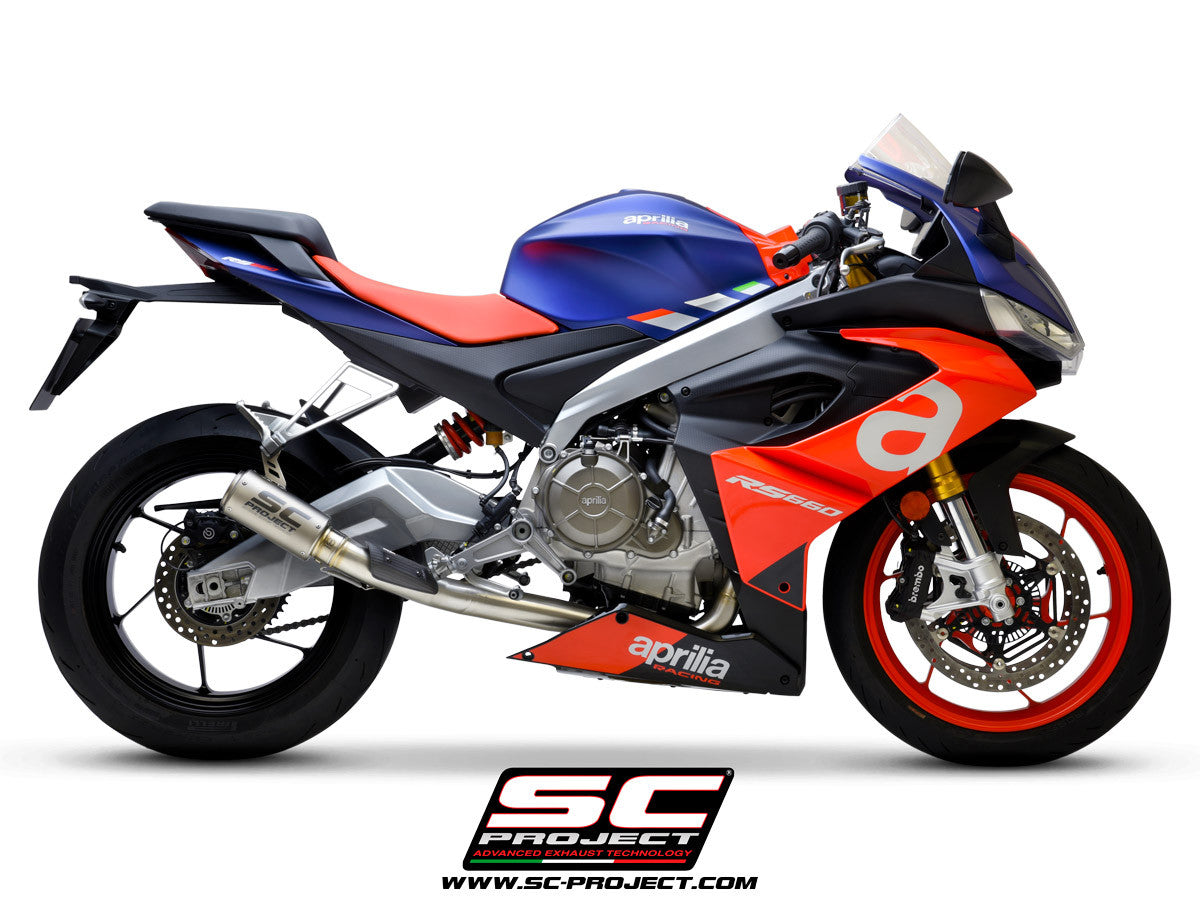 SC-Project nehrđajući čelik kompletni sustav ispuha 2-1 CR-T Aprilia RS 660 (20-24) 