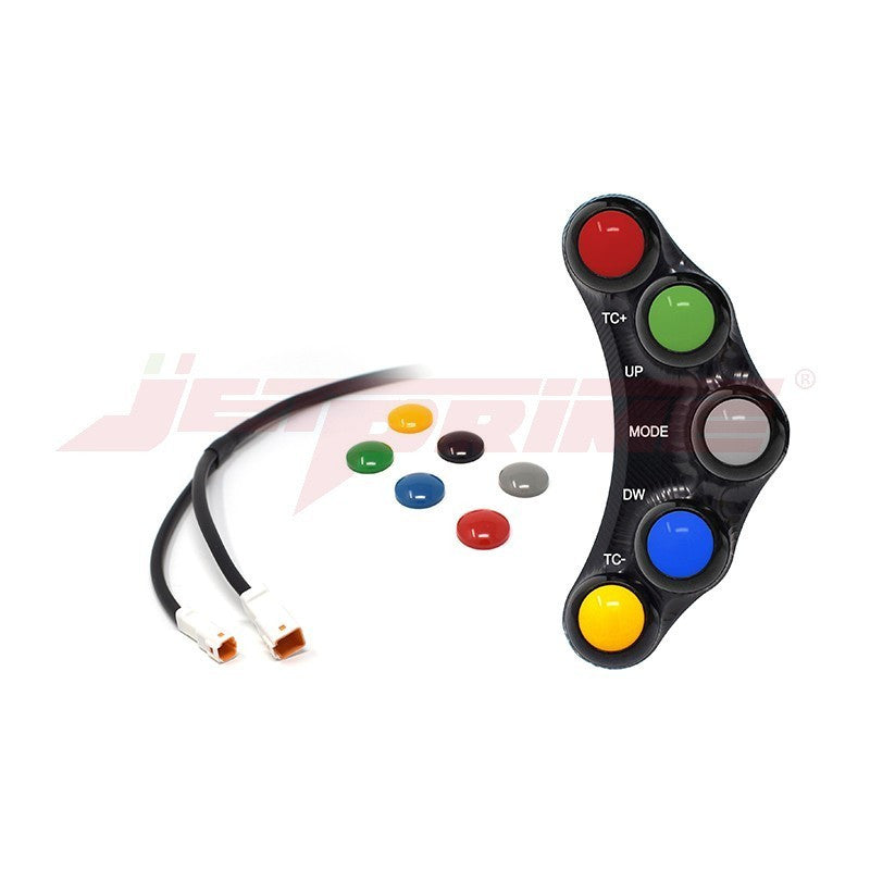 Race lijevi prekidač upravljača JetPrime Ducati Panigale 1199/R/S (12-17) JP PLSR 005 