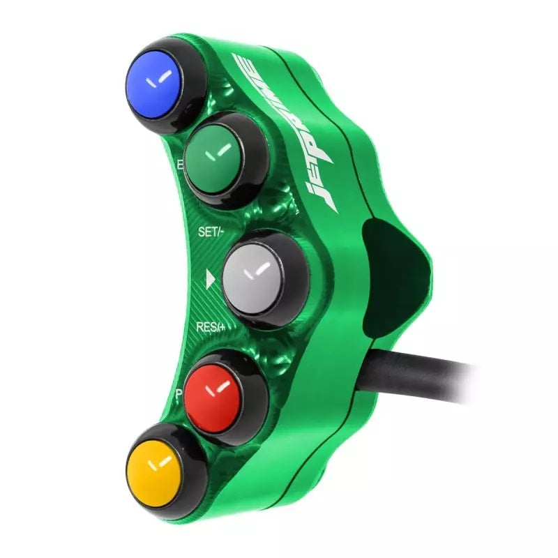 Lijevi prekidač upravljača Race JetPrime za Kawasaki ZX-10 R/RR (21-26) JP PLSR 054 