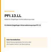 Hebel für Zeigefinger-Hinterradbremspumpe Melotti Racing PFI.13.LL – Bild 1