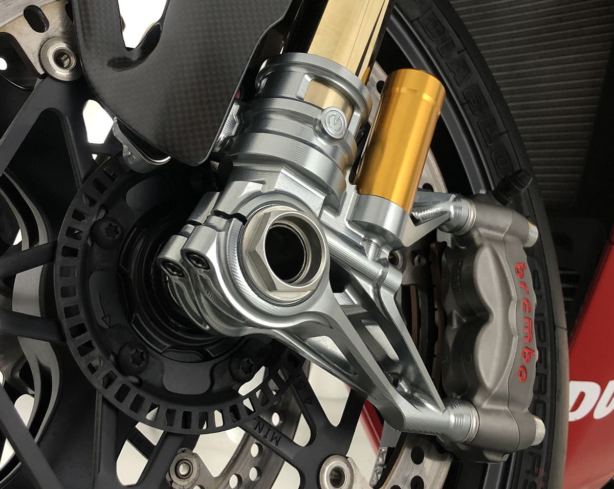CNC set vilice 100 mm „GP Style“ Motocorse Ducati Panigale V4/S/R (18–24) 