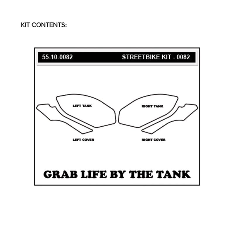 Stompgrip Super Vulcano Traction Pads BMW S1000RR K46 (09-14) 55-12-0082 