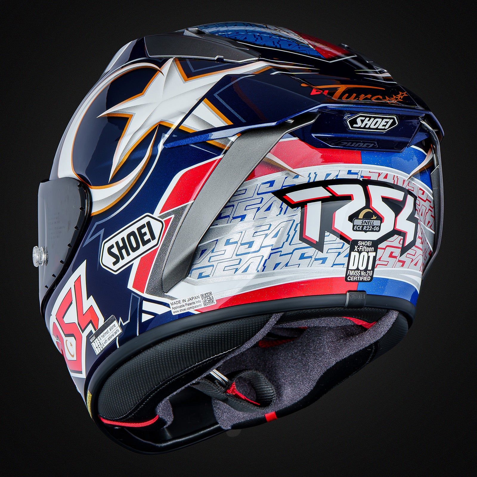 Shoei X-SPR PRO kaciga Toprak Razgatlıoğlu Replica 2025 