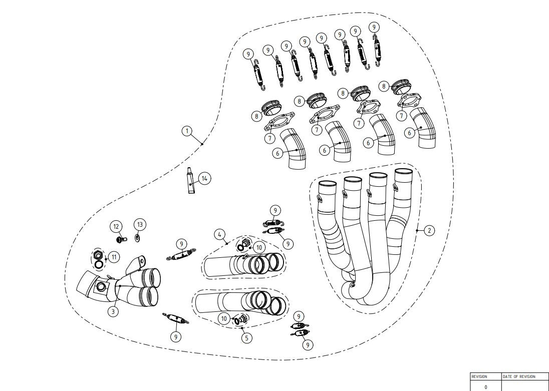 Akrapovič ispušni sustav (Titan) Honda CBR 1000 RR-R SC82 (20-23) E-H10E2 