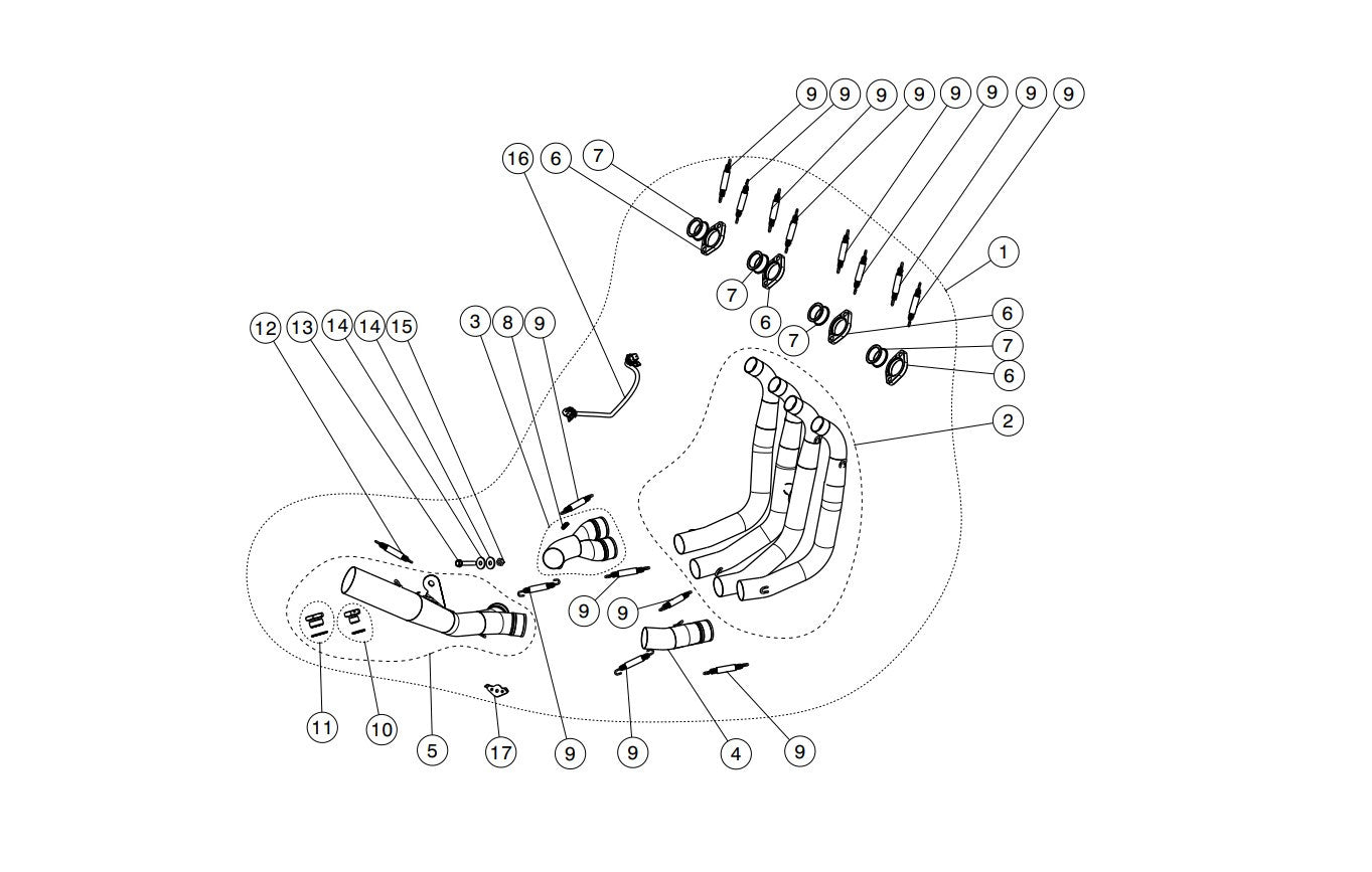 Akrapovic ispušni sustav (nehrđajući čelik) Suzuki GSX-R 1000 (17-23) E-S10R6 